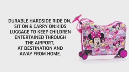 Disney Collection Minnie Mouse 18 Inch Hardside Wheeled Water